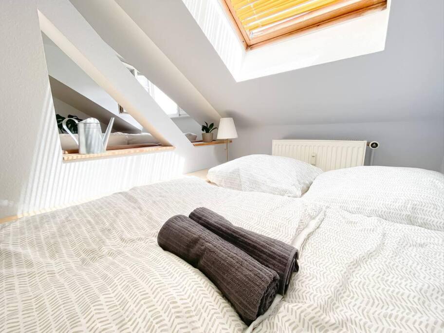 Schoene Ferienwohnung Mit Blick Ueber Stadtwald ไลป์ซิก ภายนอก รูปภาพ
